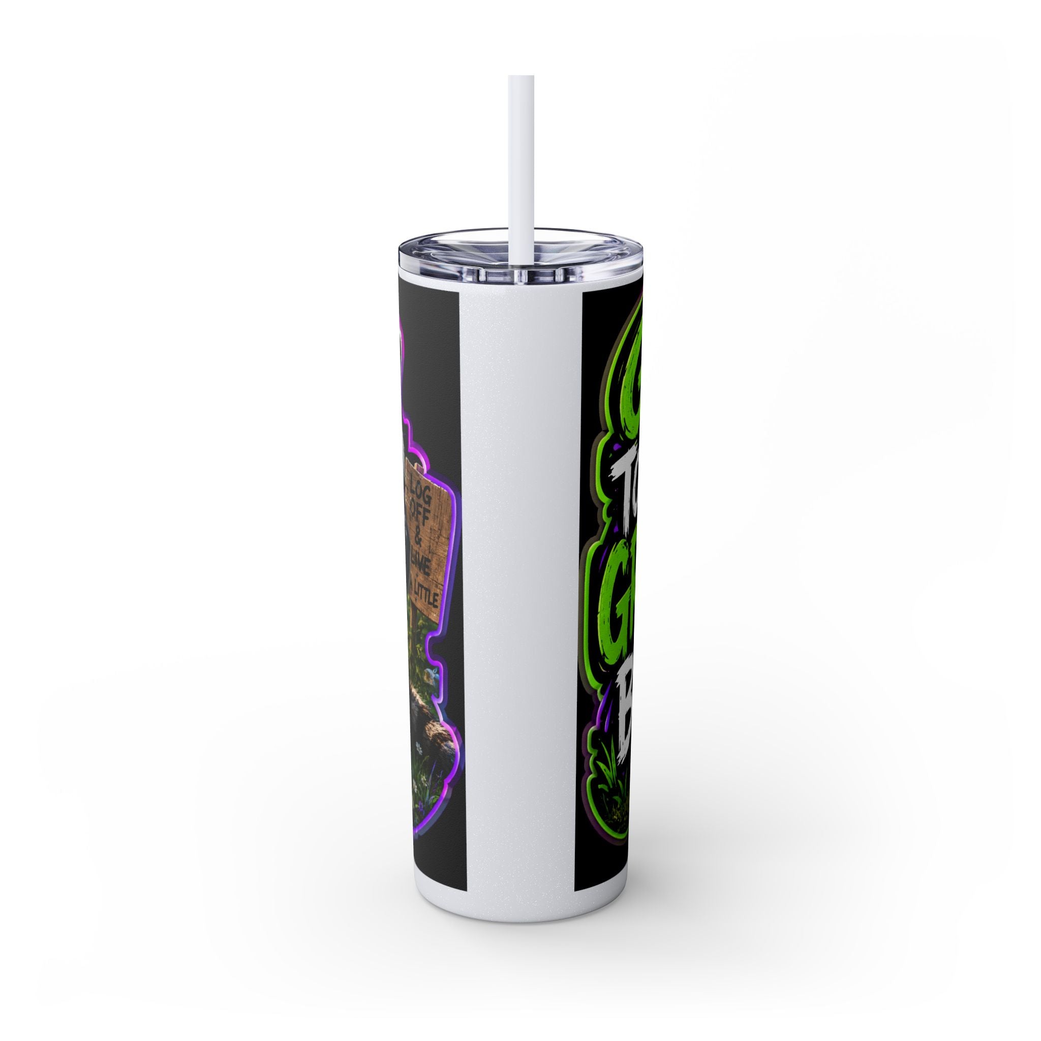 Skinny Tumbler with Straw, 20oz