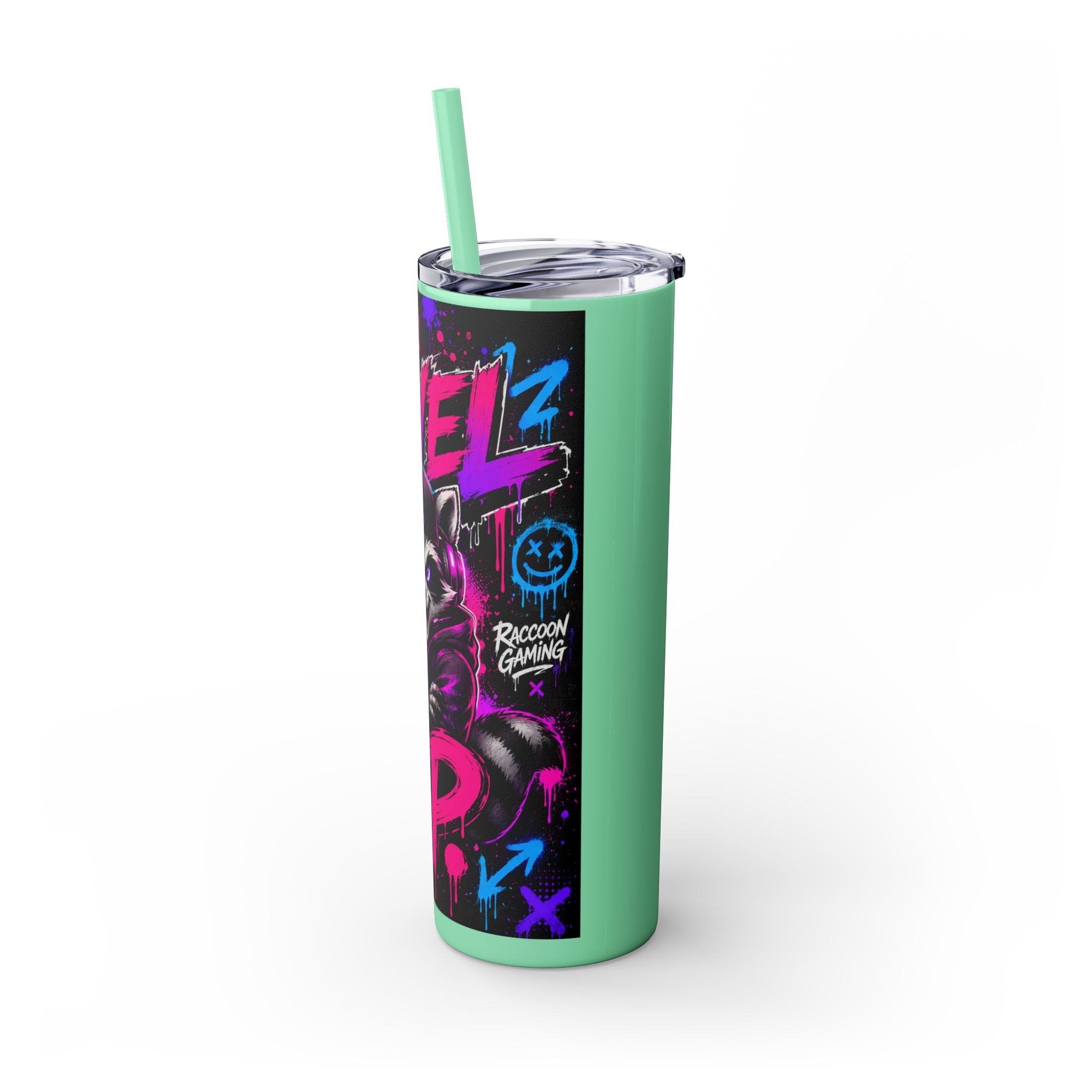 Skinny Tumbler with Straw, 20oz