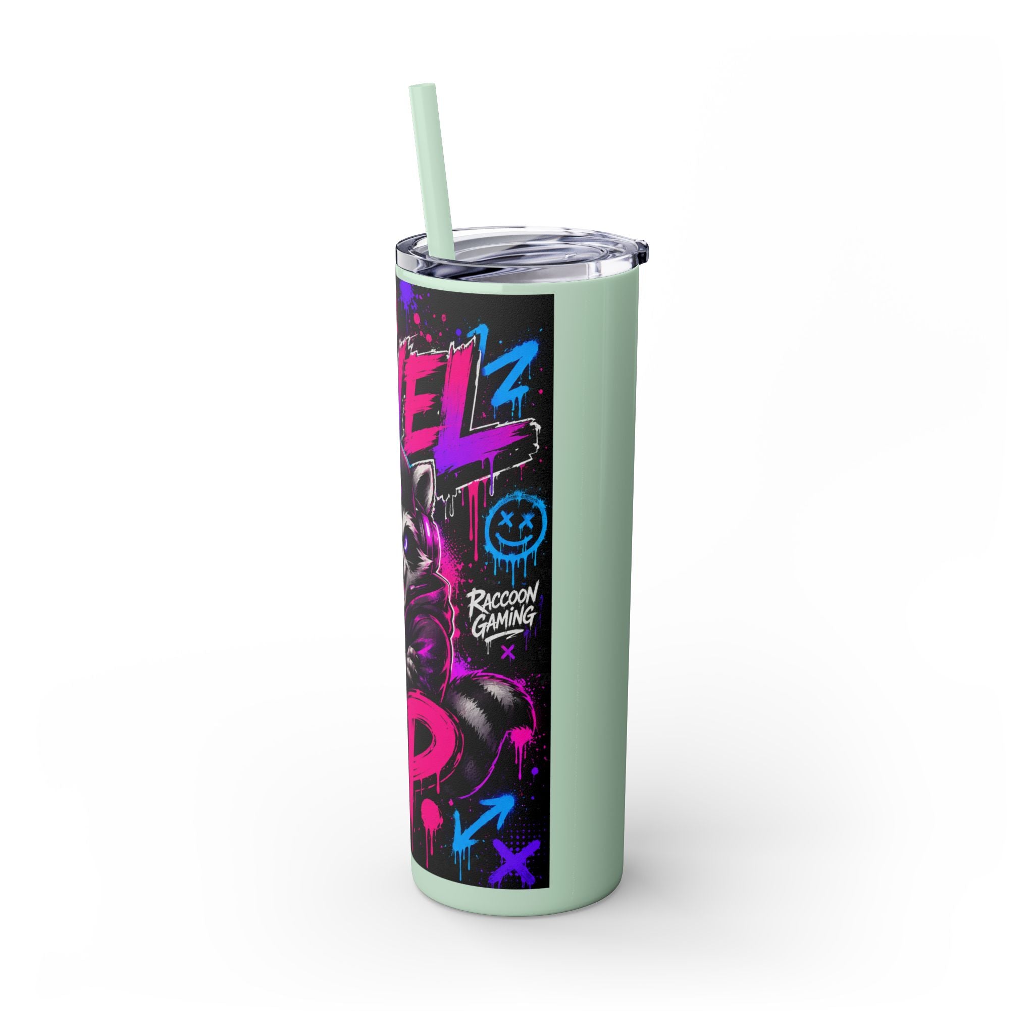 Skinny Tumbler with Straw, 20oz