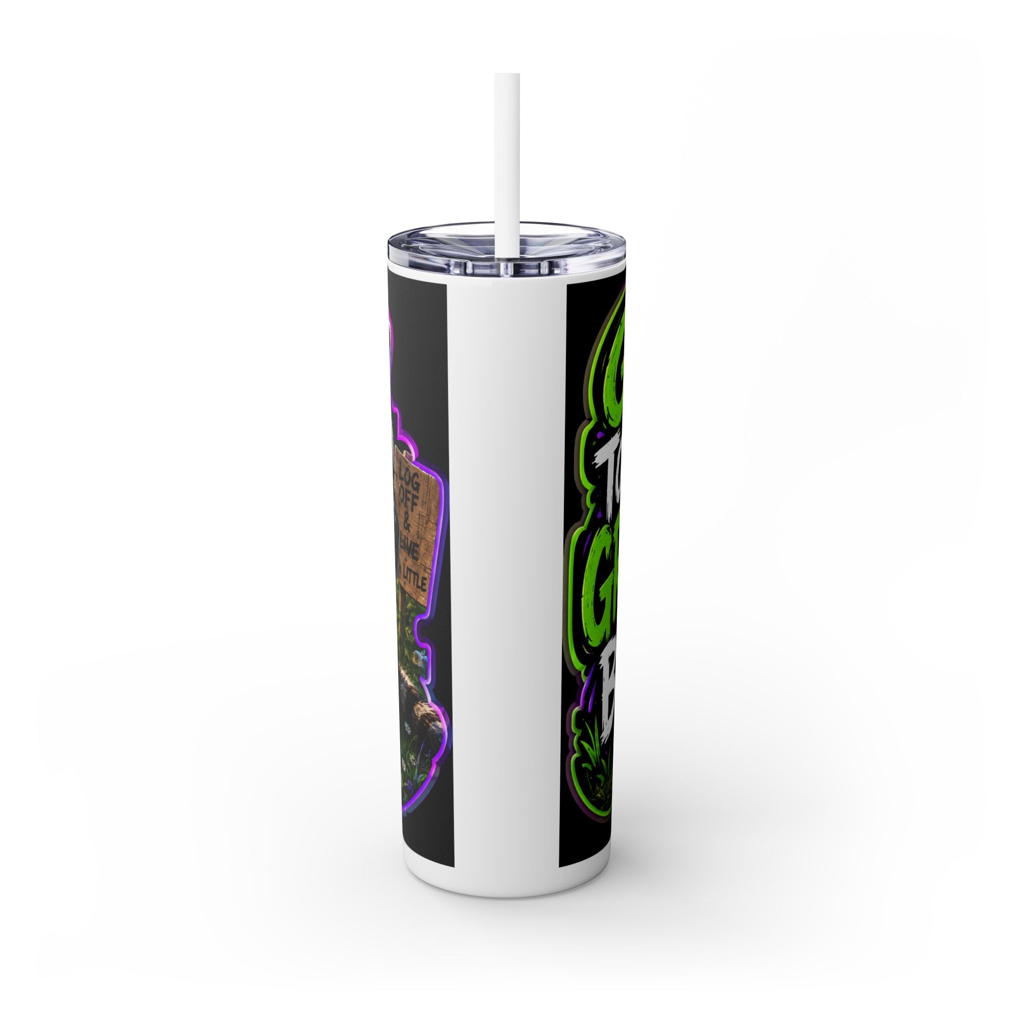 Skinny Tumbler with Straw, 20oz