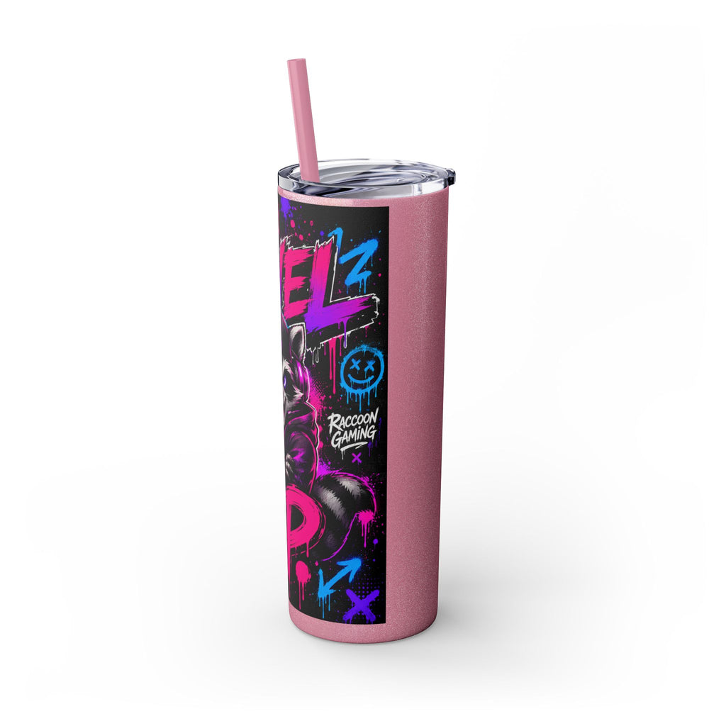 Skinny Tumbler with Straw, 20oz