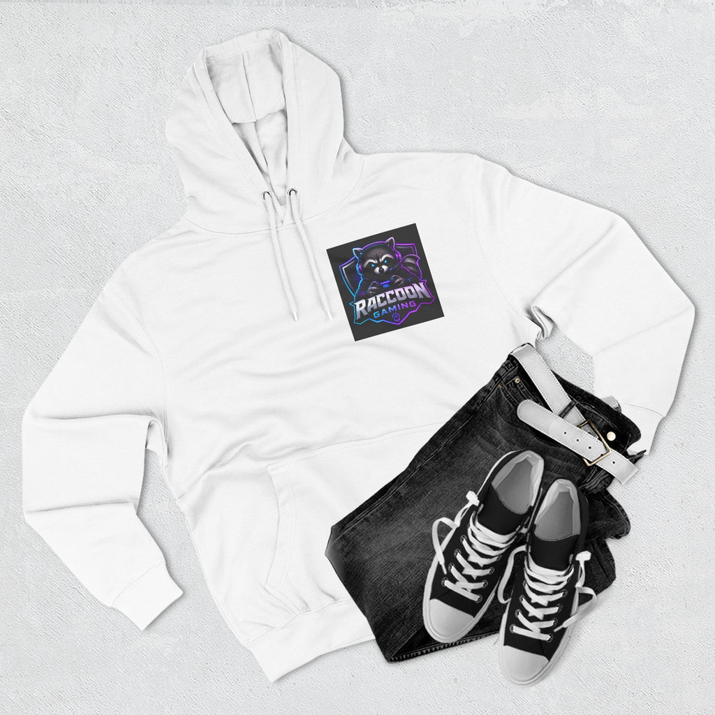 Raccoon Portal Graphic Hoodie — Gaming Sci‑Fi Fleece Pullover
