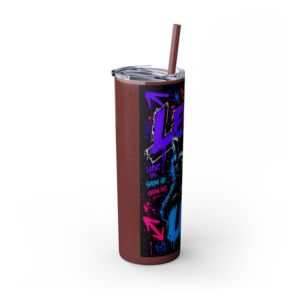 Skinny Tumbler with Straw, 20oz