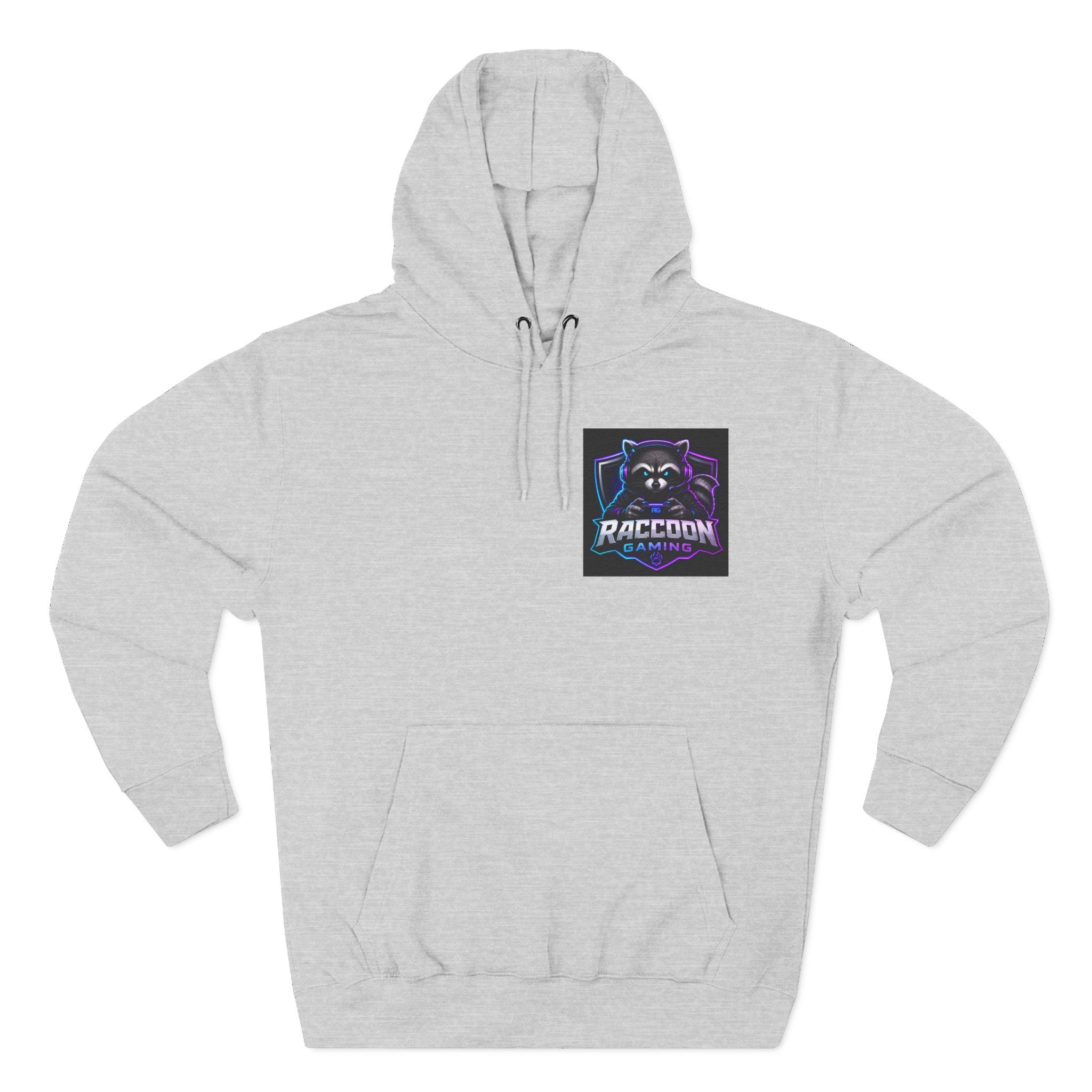 Raccoon Portal Graphic Hoodie — Gaming Sci‑Fi Fleece Pullover