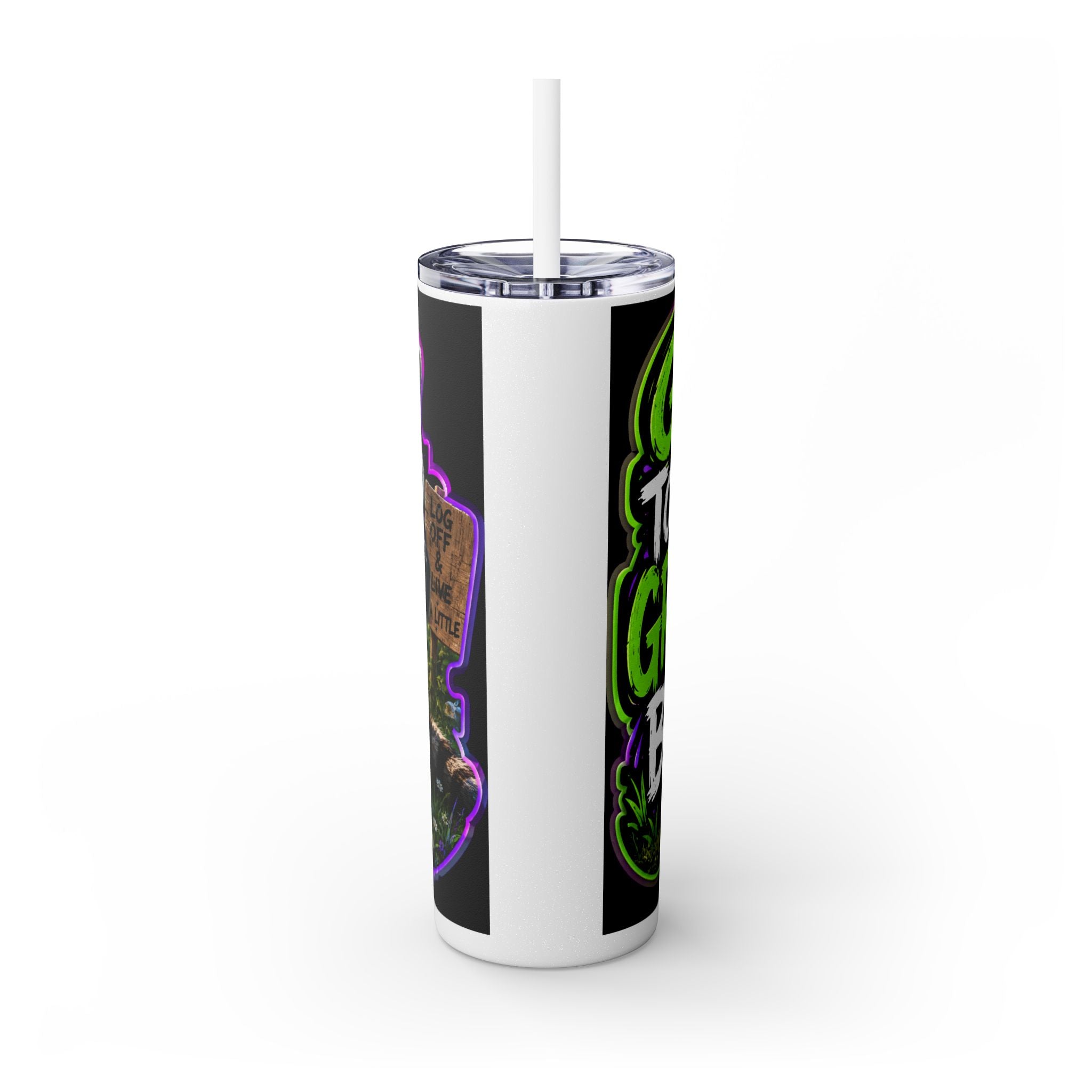 Skinny Tumbler with Straw, 20oz