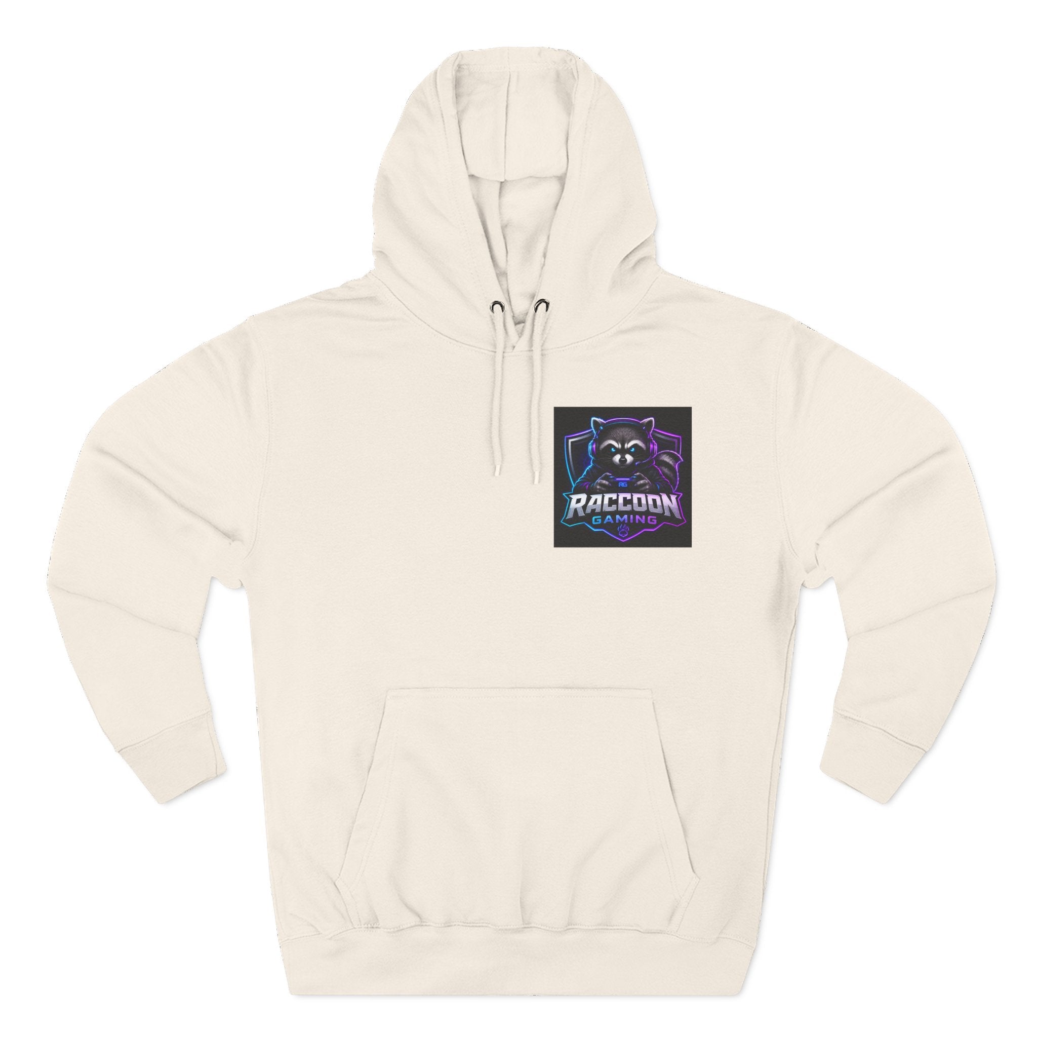 Raccoon Portal Graphic Hoodie — Gaming Sci‑Fi Fleece Pullover