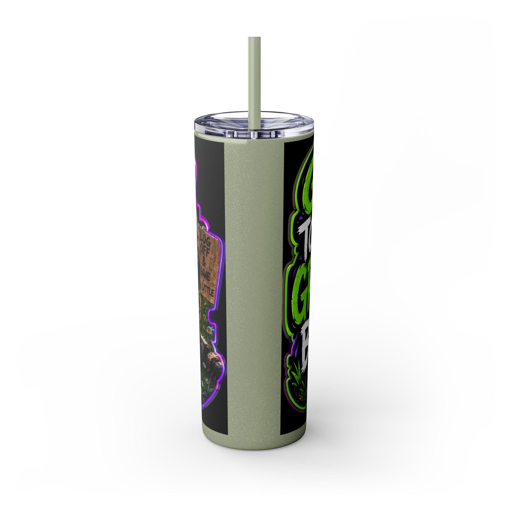 Skinny Tumbler with Straw, 20oz