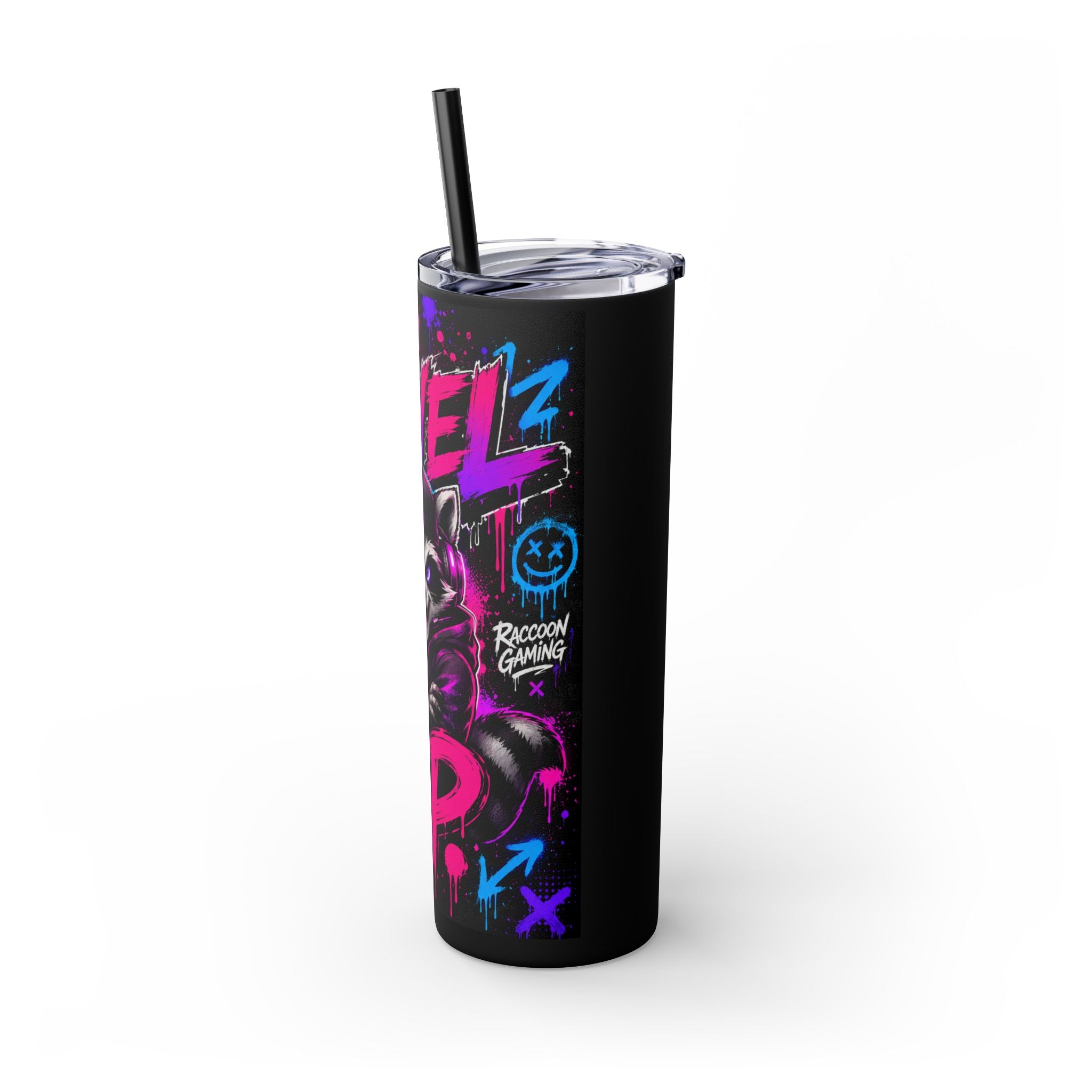 Skinny Tumbler with Straw, 20oz