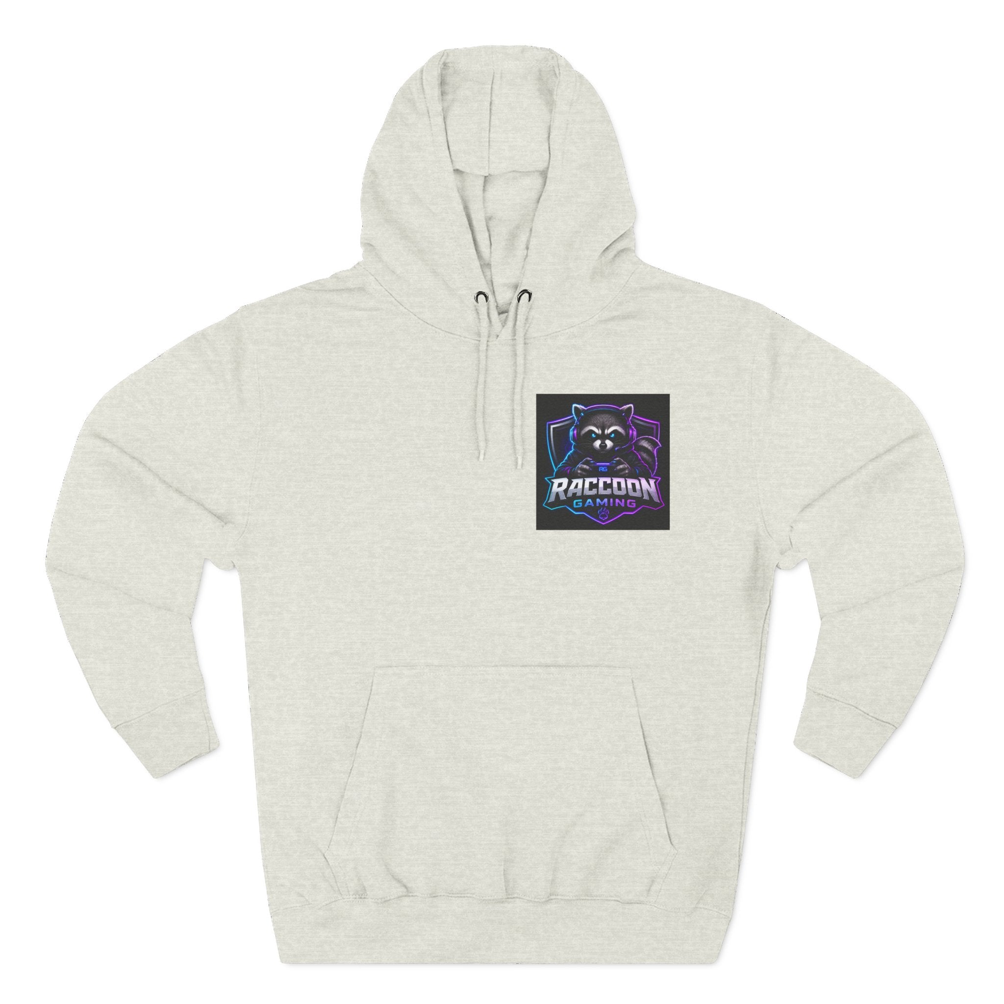 Raccoon Portal Graphic Hoodie — Gaming Sci‑Fi Fleece Pullover