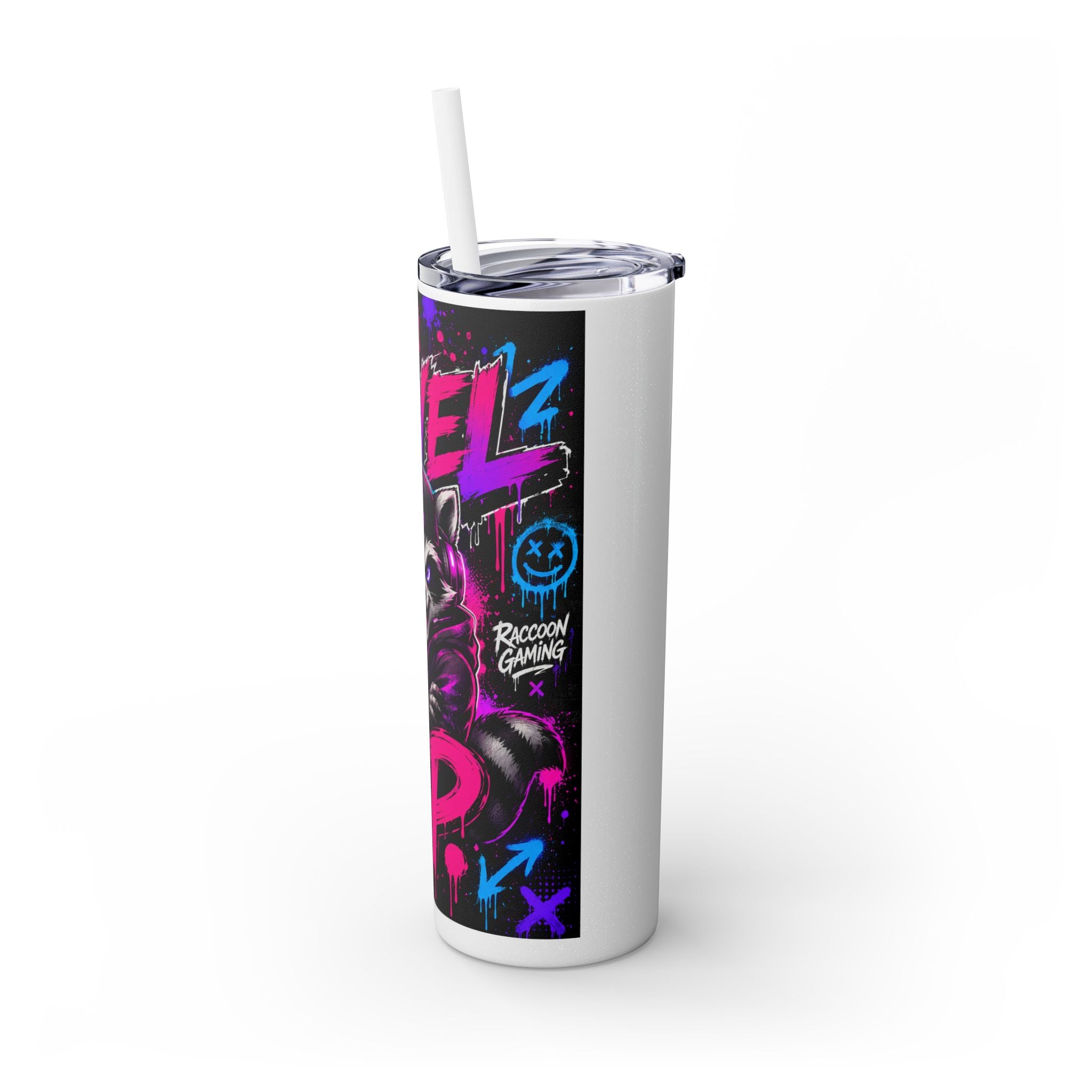 Skinny Tumbler with Straw, 20oz