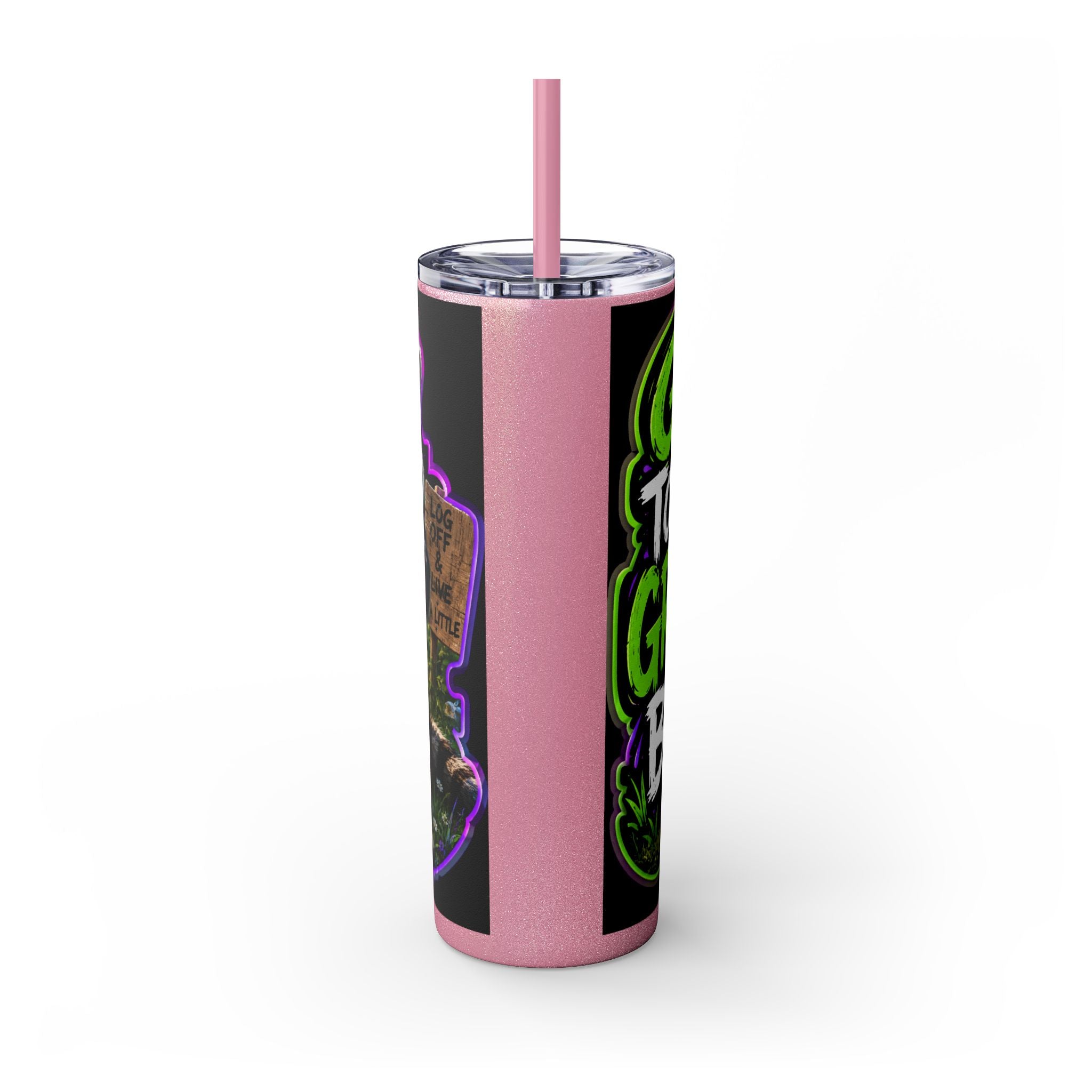 Skinny Tumbler with Straw, 20oz
