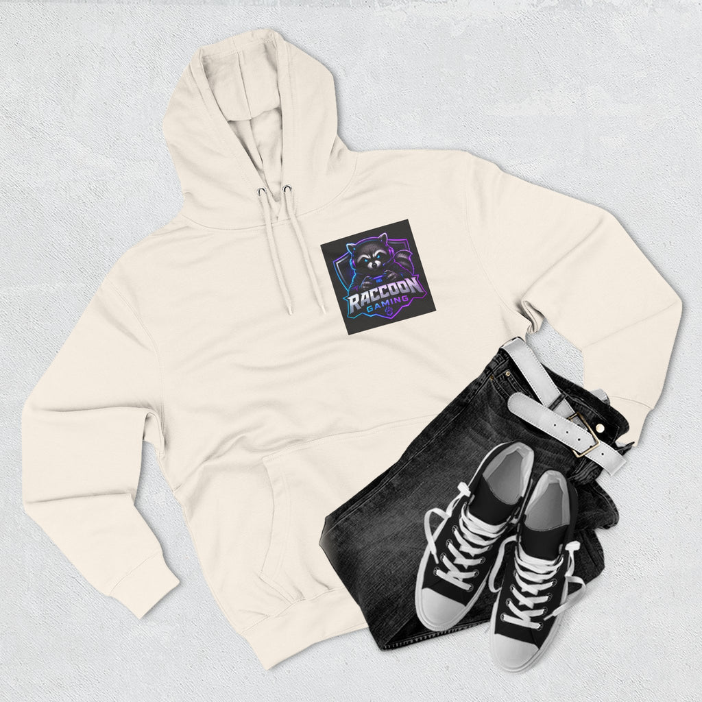 Raccoon Portal Graphic Hoodie — Gaming Sci‑Fi Fleece Pullover