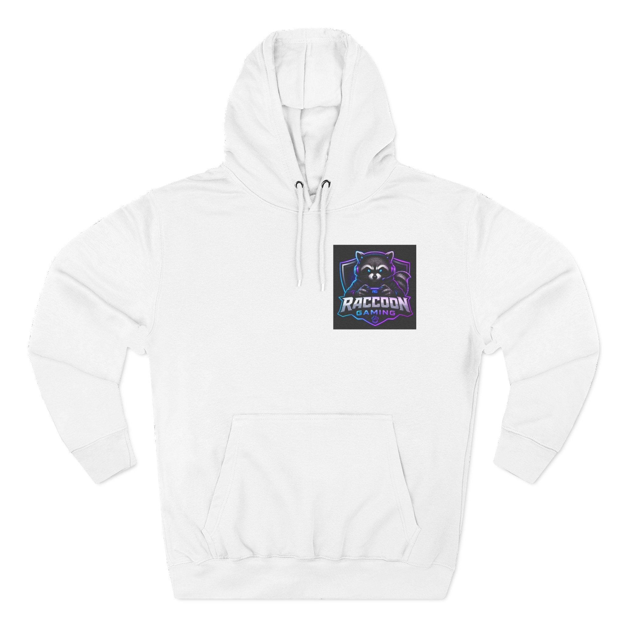 Raccoon Portal Graphic Hoodie — Gaming Sci‑Fi Fleece Pullover