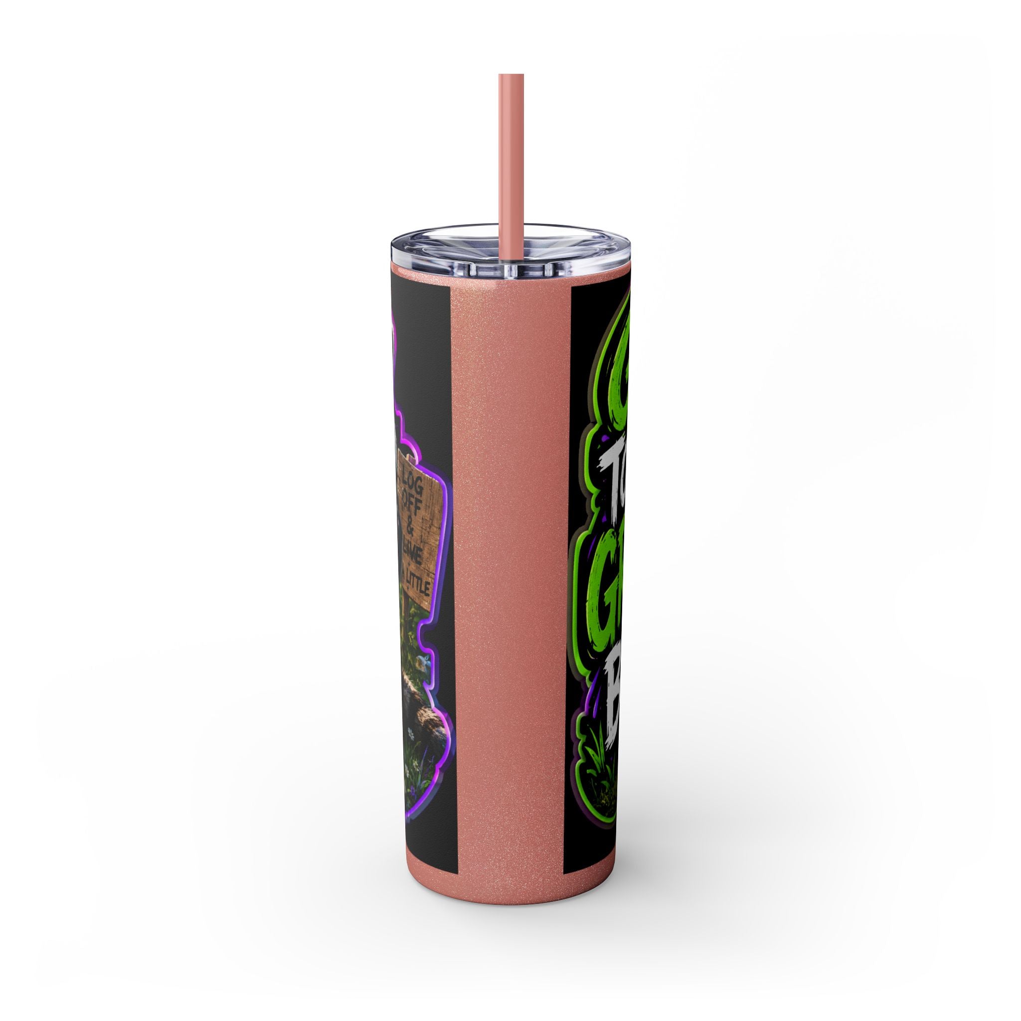 Skinny Tumbler with Straw, 20oz