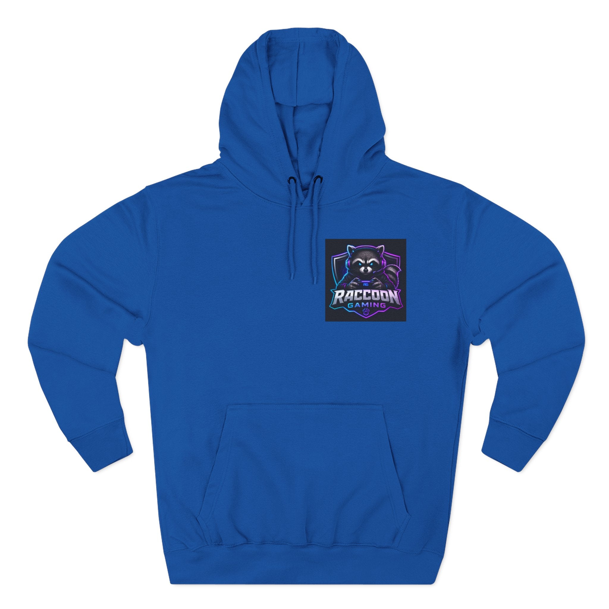 Raccoon Portal Graphic Hoodie — Gaming Sci‑Fi Fleece Pullover