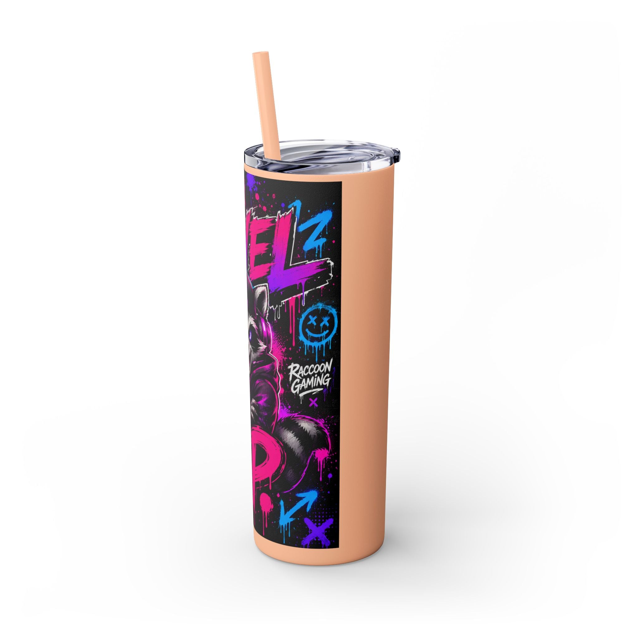 Skinny Tumbler with Straw, 20oz