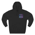 Raccoon Portal Graphic Hoodie — Gaming Sci‑Fi Fleece Pullover