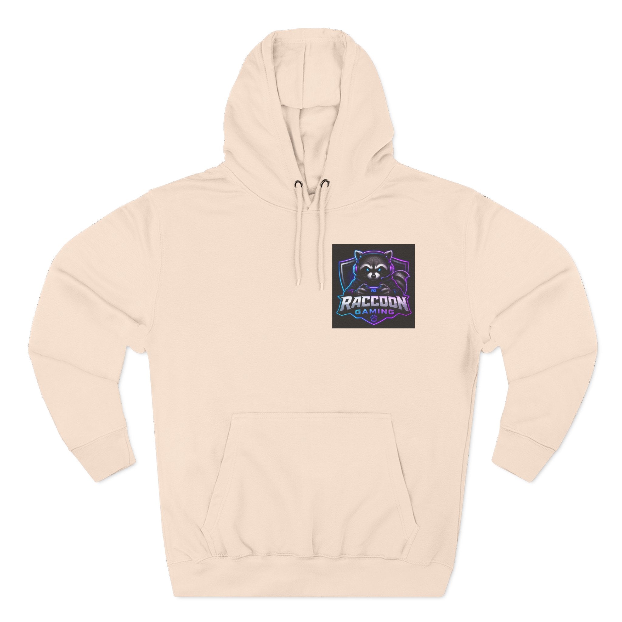 Raccoon Portal Graphic Hoodie — Gaming Sci‑Fi Fleece Pullover