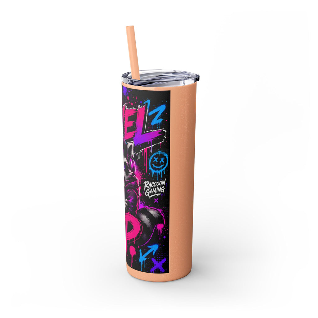 Skinny Tumbler with Straw, 20oz
